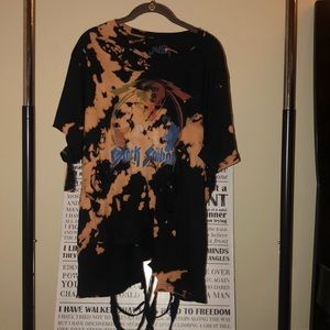 H&M Distressed T-shirt.